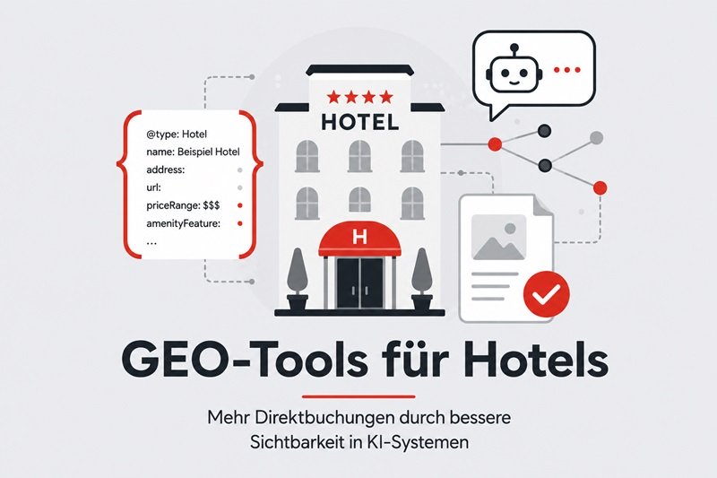 GEO-Tools für Hotels für bessere Sichtbarkeit in KI-Systemen